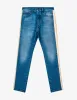 Palm Angels Blue Side-Stripe Jeans sold by Zoo Fashions