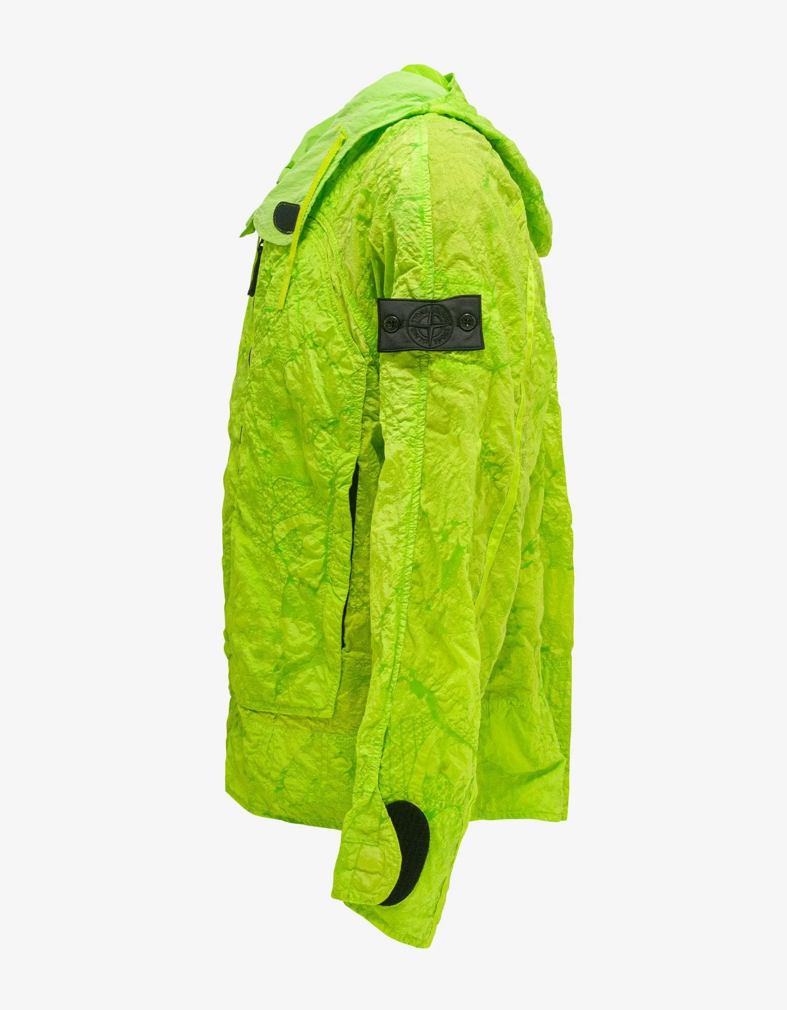 Stone Island Shadow Project Green Nylon Metal Short Parka sold by Zoo Fashions product image thumbnail 3