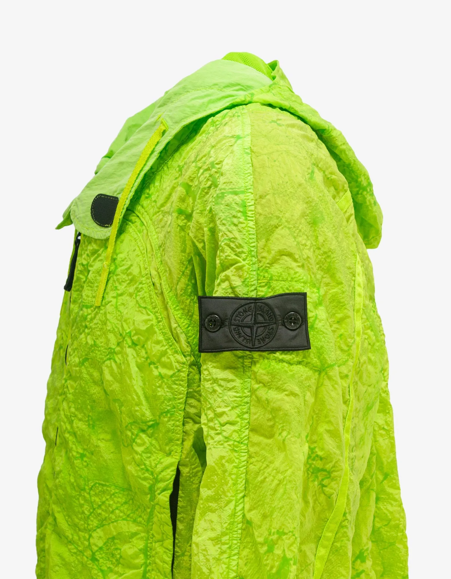 Stone Island Shadow Project Green Nylon Metal Short Parka sold by Zoo Fashions product image thumbnail 4