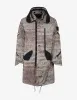 Stone Island Shadow Project DPM Chiné Rust Brown Articulated Fishtail Parka sold by Zoo Fashions