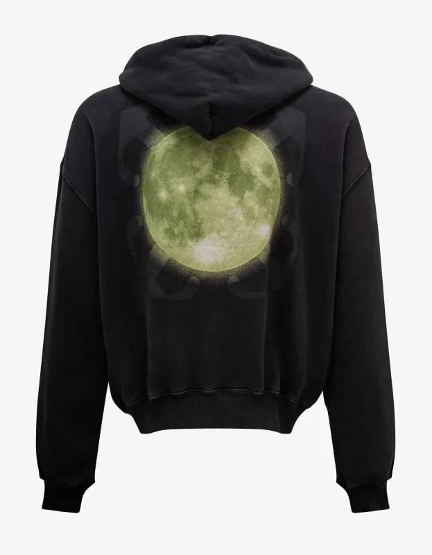 Off-White Black Super Moon Hoodie sold by Zoo Fashions