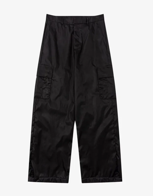 Off-White Black OW Cargo Trousers sold by Zoo Fashions