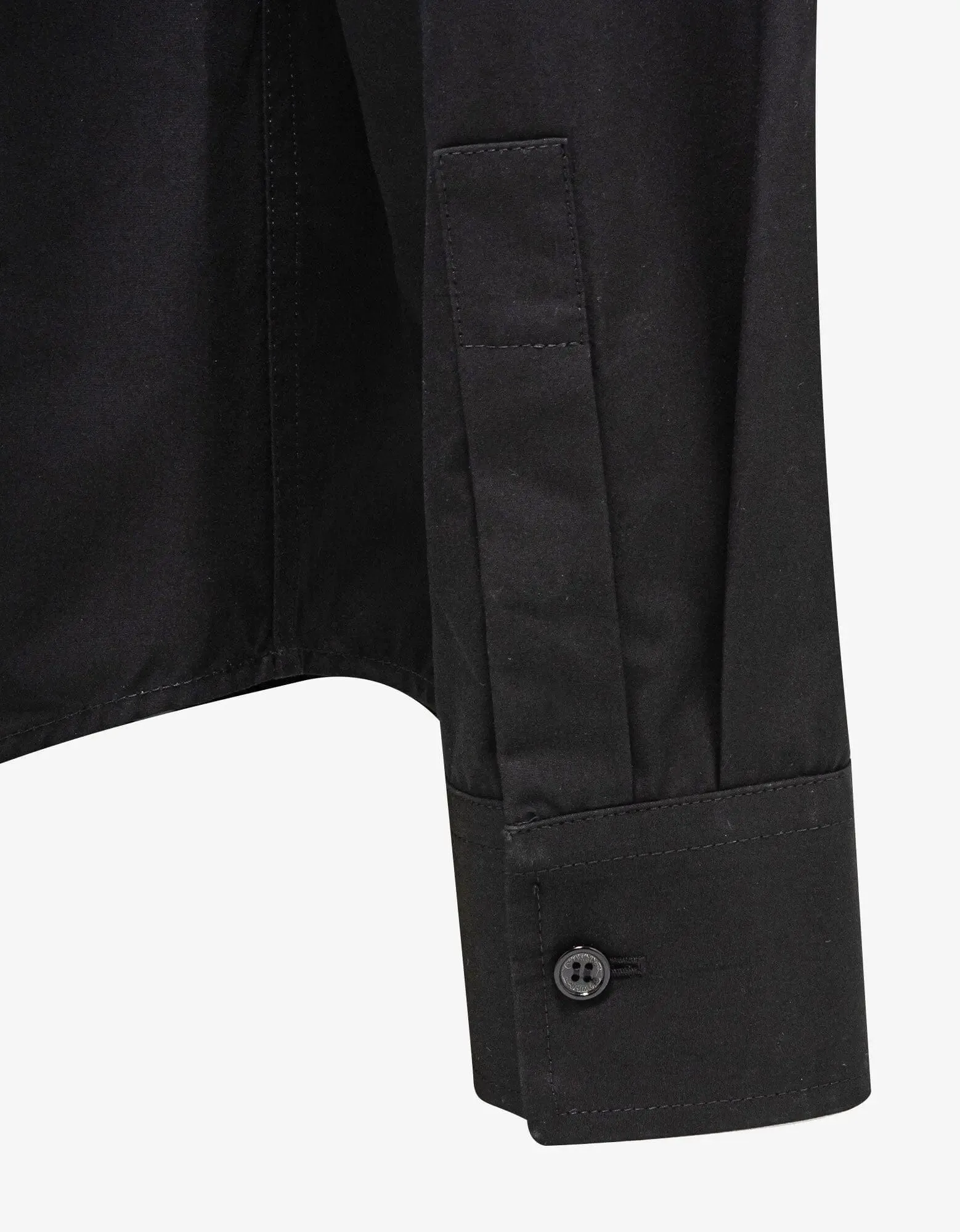 Off-White Black Eyelet Collar Shirt sold by Zoo Fashions product image thumbnail 5