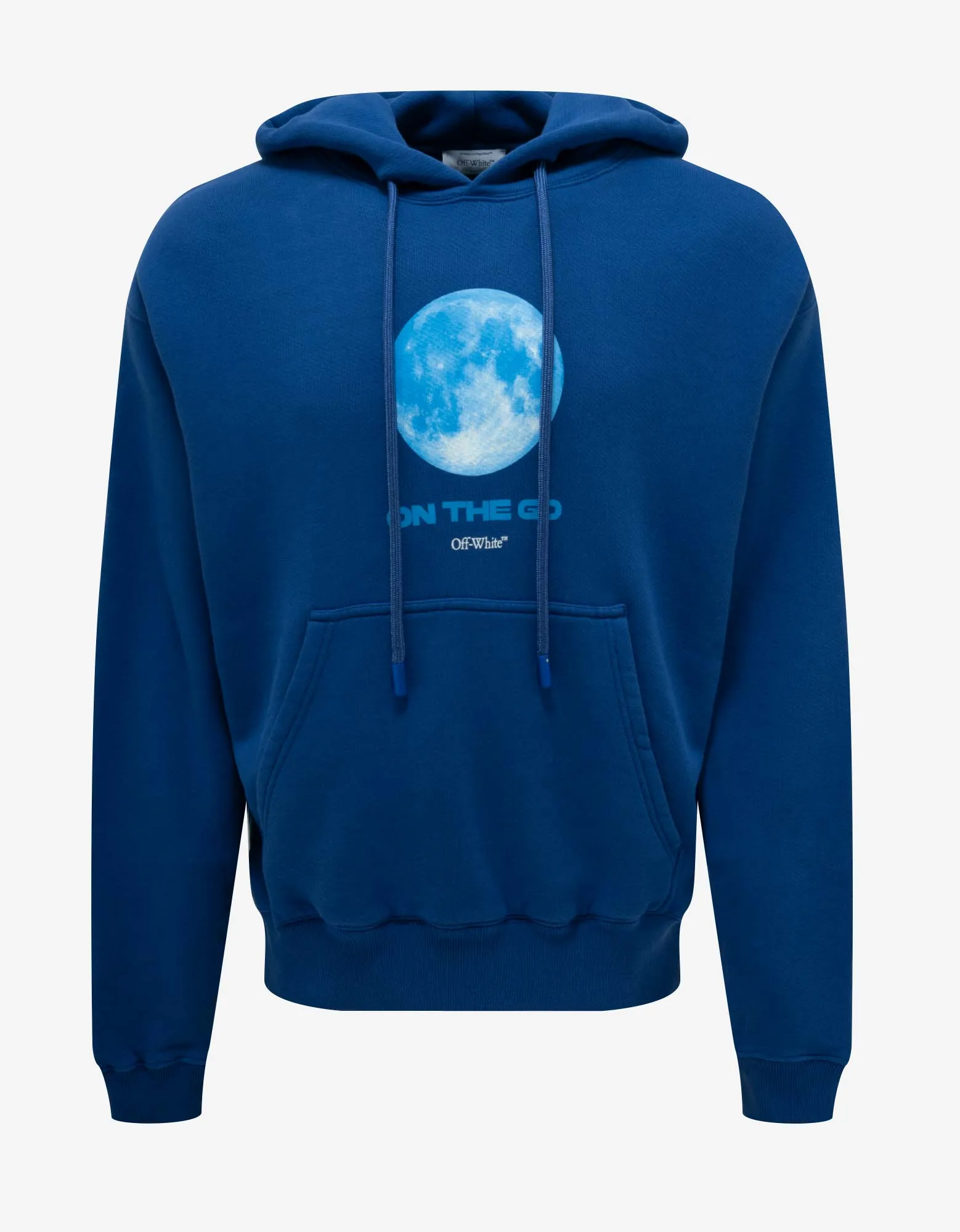 Off-White Blue On The Go Skate Hoodie sold by Zoo Fashions