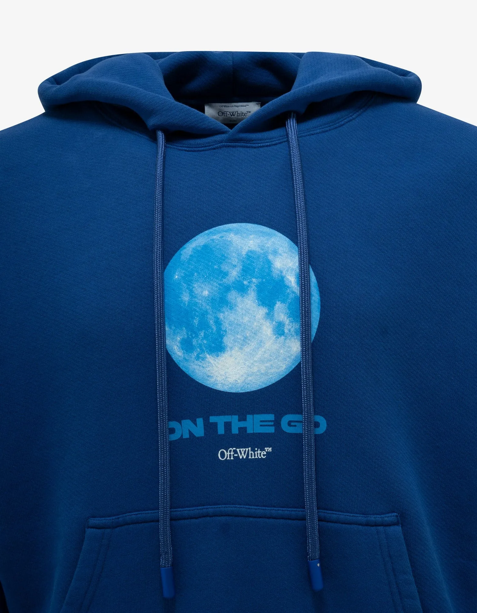 Off-White Blue On The Go Skate Hoodie sold by Zoo Fashions product image thumbnail 3