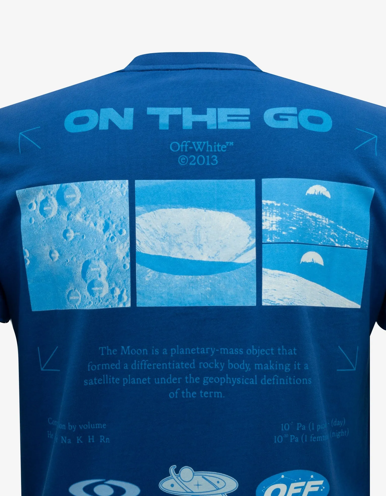 Off-White Blue On The Go Moon Slim T-Shirt sold by Zoo Fashions product image thumbnail 3