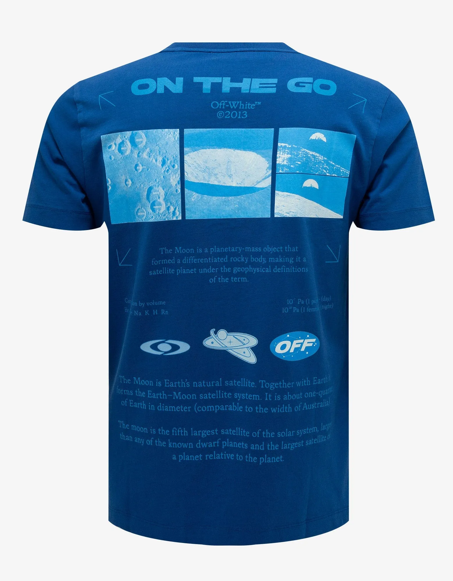 Off-White Blue On The Go Moon Slim T-Shirt sold by Zoo Fashions product image thumbnail 2