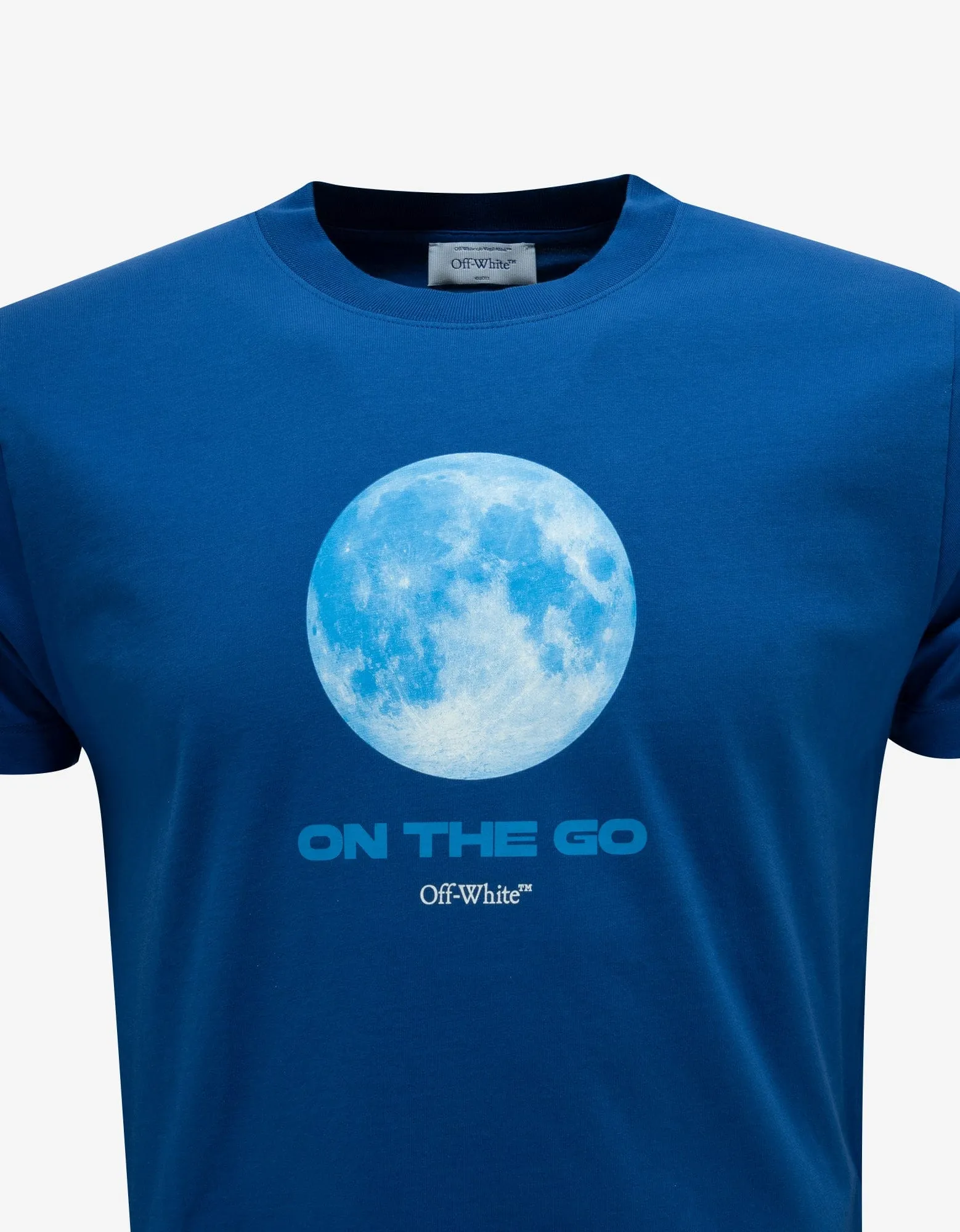 Off-White Blue On The Go Moon Slim T-Shirt sold by Zoo Fashions product image thumbnail 4