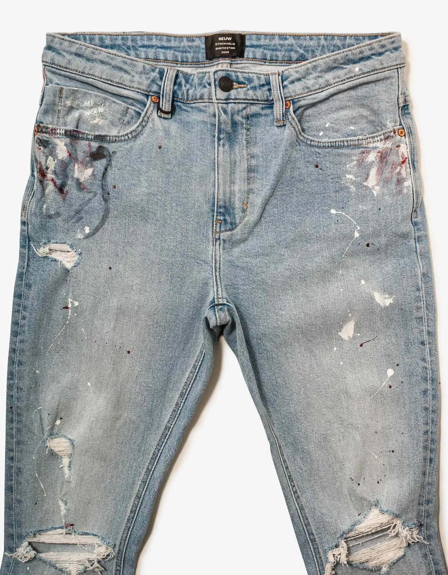 Neuw Rebel Skinny Loaded Art Rip Jeans sold by Zoo Fashions product image thumbnail 5