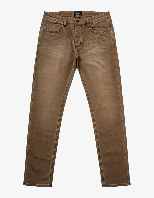 Neuw Lou Slim Twill Tan Jeans sold by Zoo Fashions
