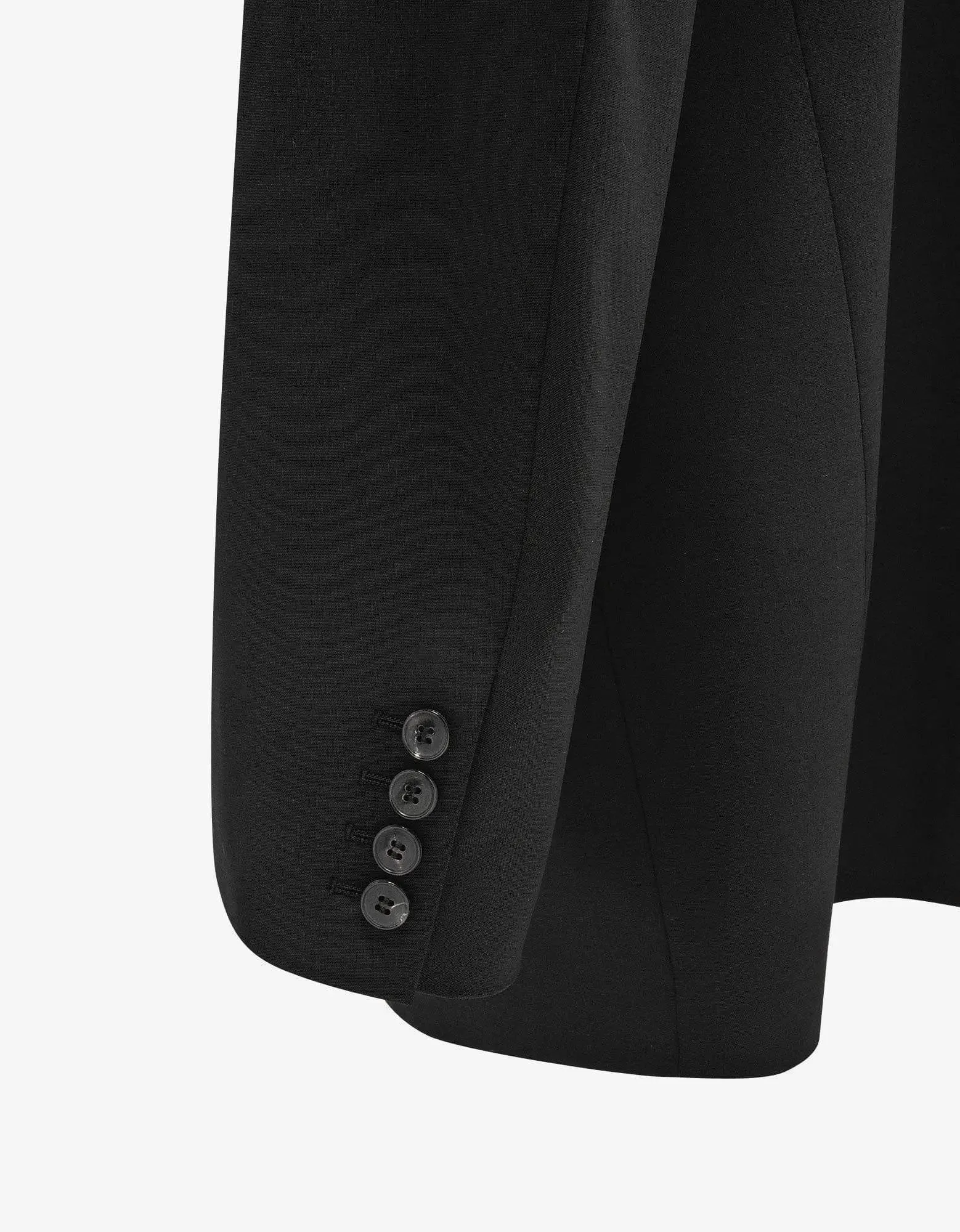 Valentino Black Double-Breasted Jacket sold by Zoo Fashions product image thumbnail 5