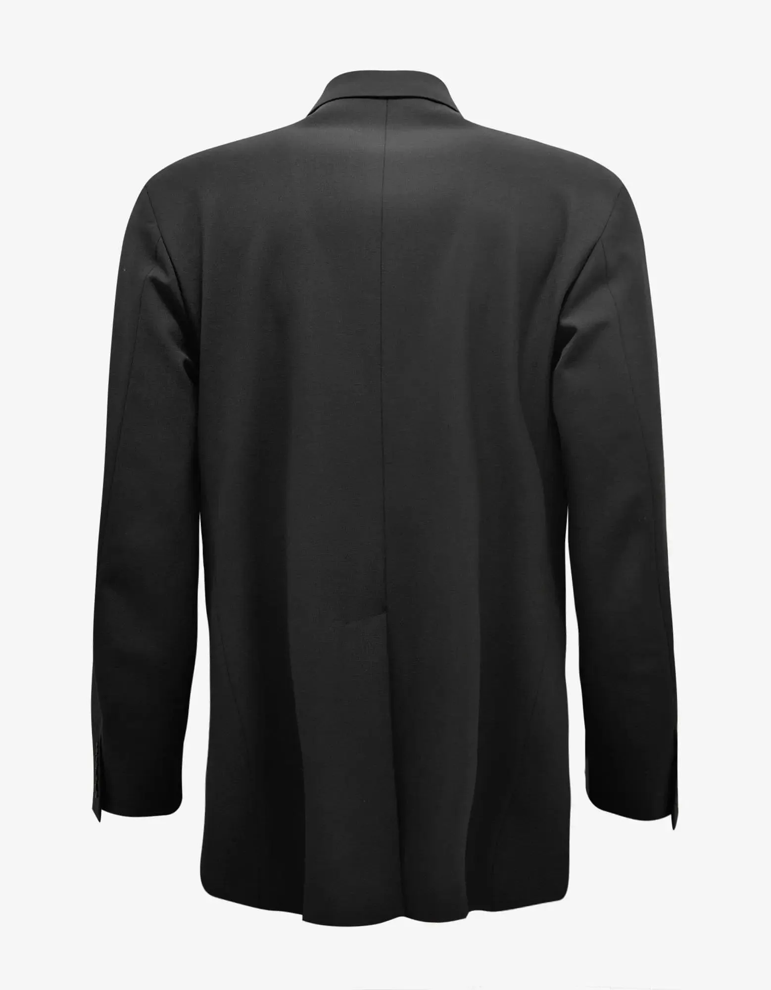 Valentino Black Double-Breasted Jacket sold by Zoo Fashions product image thumbnail 2