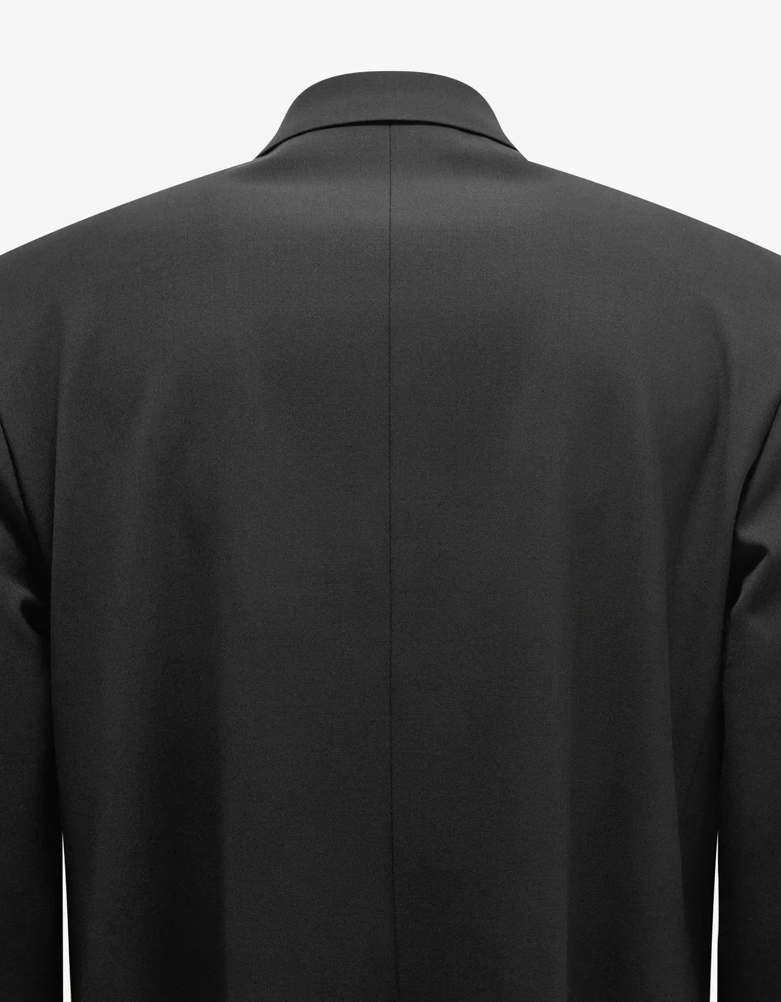 Valentino Black Double-Breasted Jacket sold by Zoo Fashions product image thumbnail 4