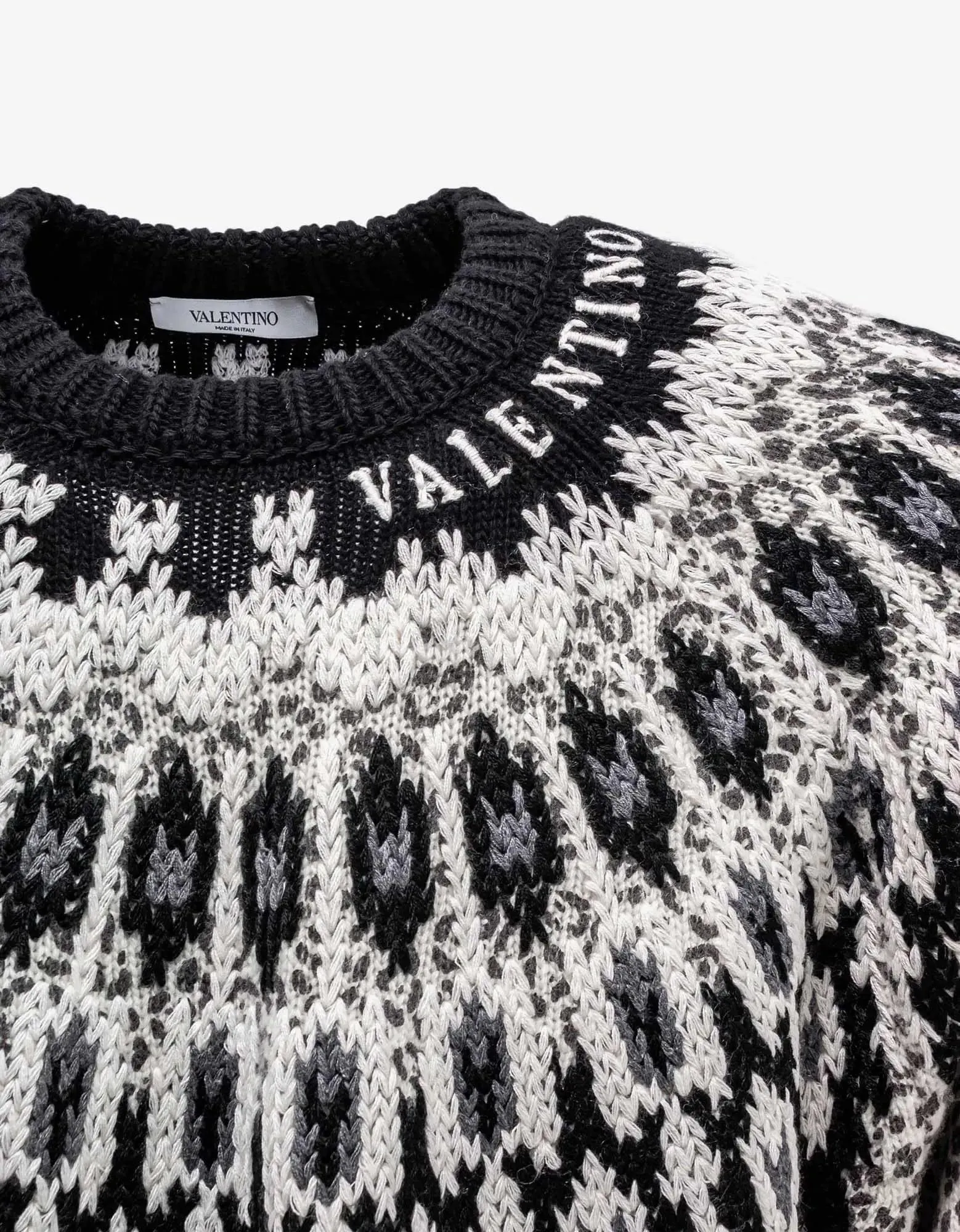 Valentino Animalier Graphic Wool Sweater sold by Zoo Fashions product image thumbnail 5