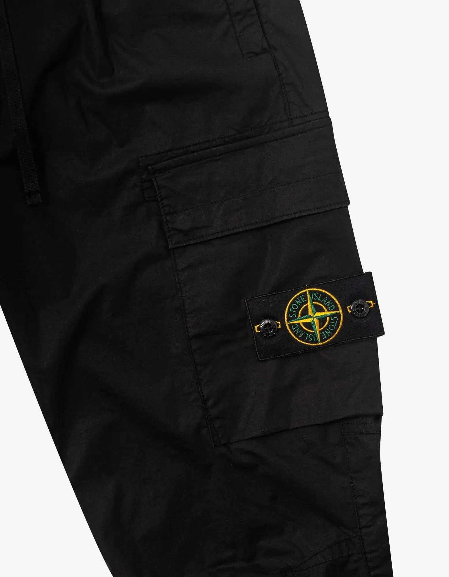Stone Island Black Cargo Trousers sold by Zoo Fashions product image thumbnail 3