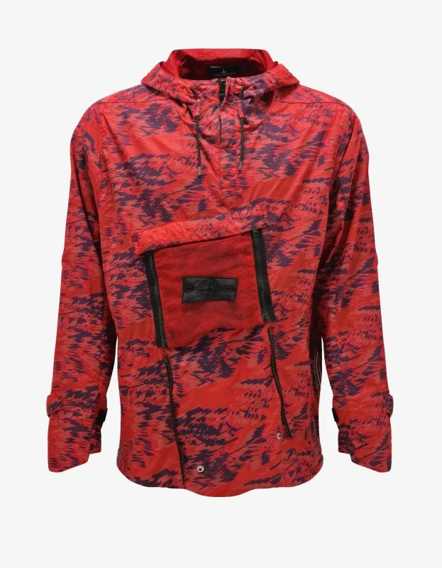 Stone Island Shadow Project Red Convert Cargo Anorak sold by Zoo Fashions