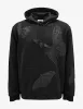Valentino Black Butterfly Applique Hoodie sold by Zoo Fashions