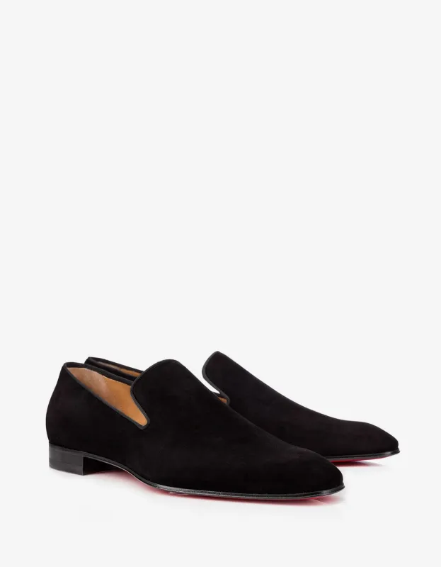 Christian Louboutin Dandelion Flat Black Loafers sold by Zoo Fashions