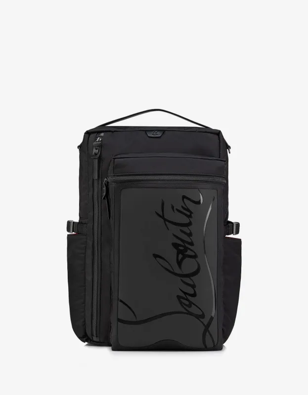 Christian Louboutin Loubideal Black Sneaker Sole Backpack made by Christian Louboutin