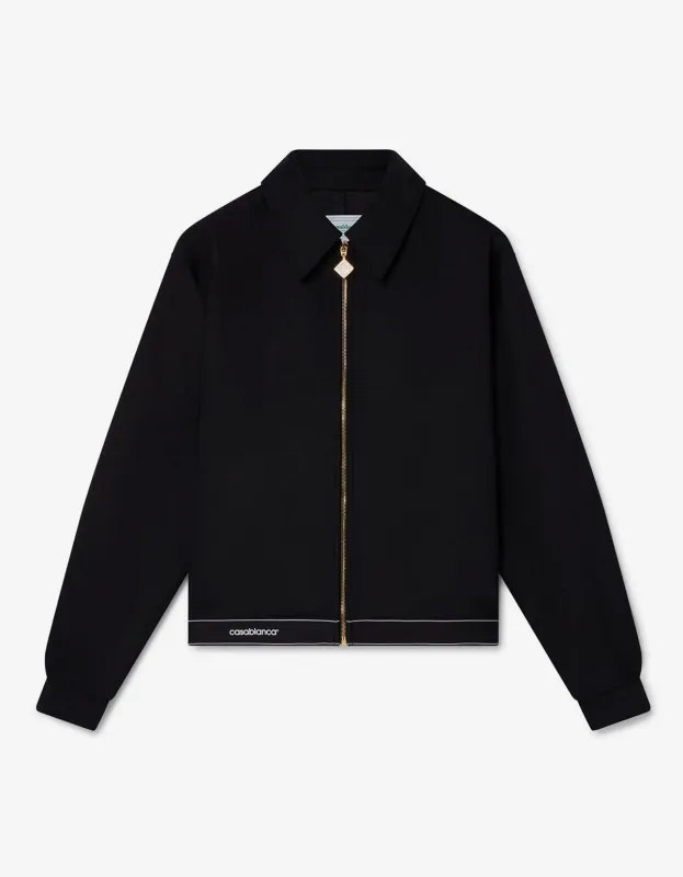 Casablanca Black Sports Tailoring Jacket sold by Zoo Fashions