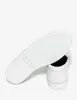 Lanvin Aged White Leather Slip On Trainers sold by Zoo Fashions