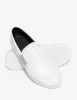 Lanvin Aged White Leather Slip On Trainers sold by Zoo Fashions