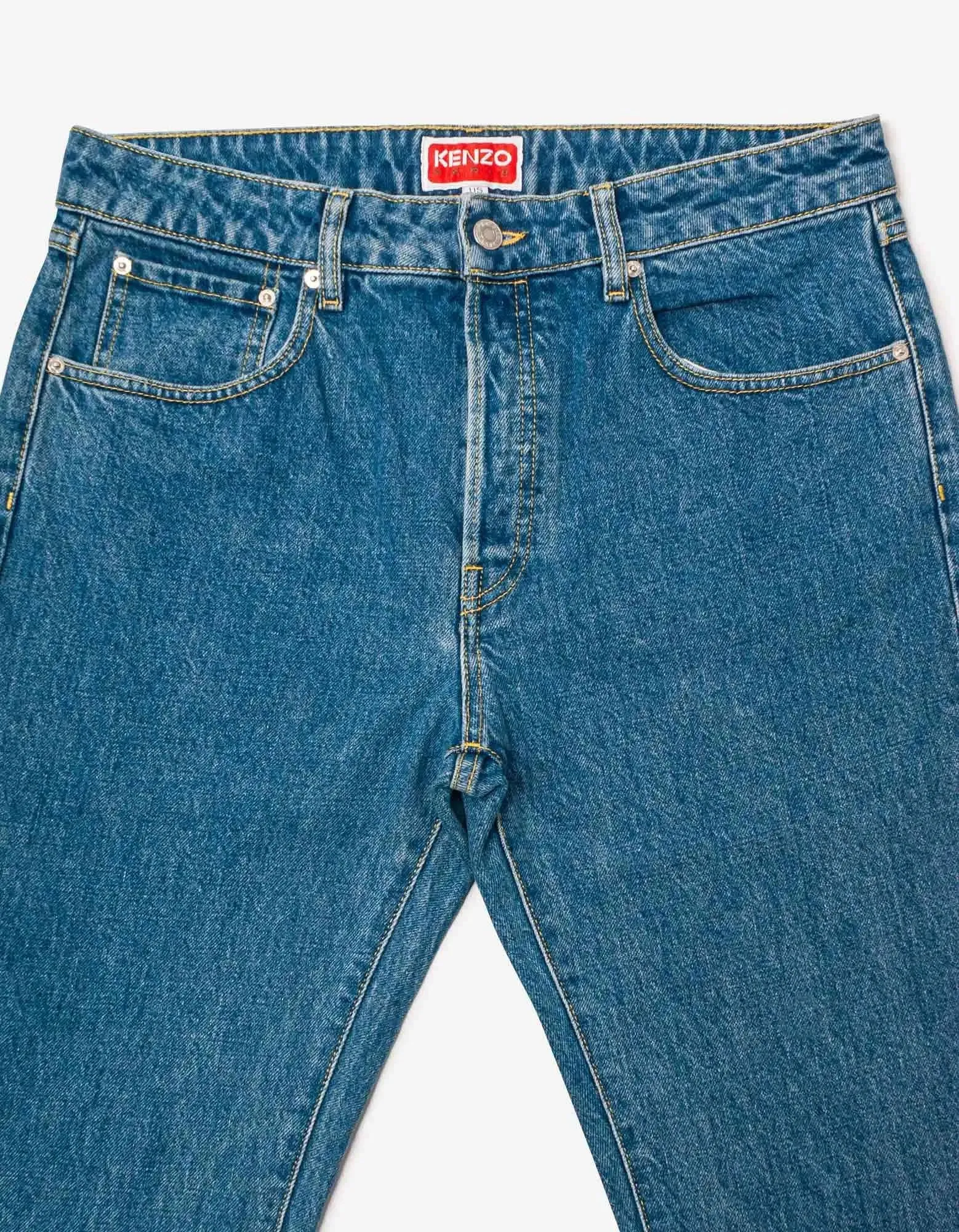Kenzo Light Blue Bara Slim Fit Jeans sold by Zoo Fashions product image thumbnail 3