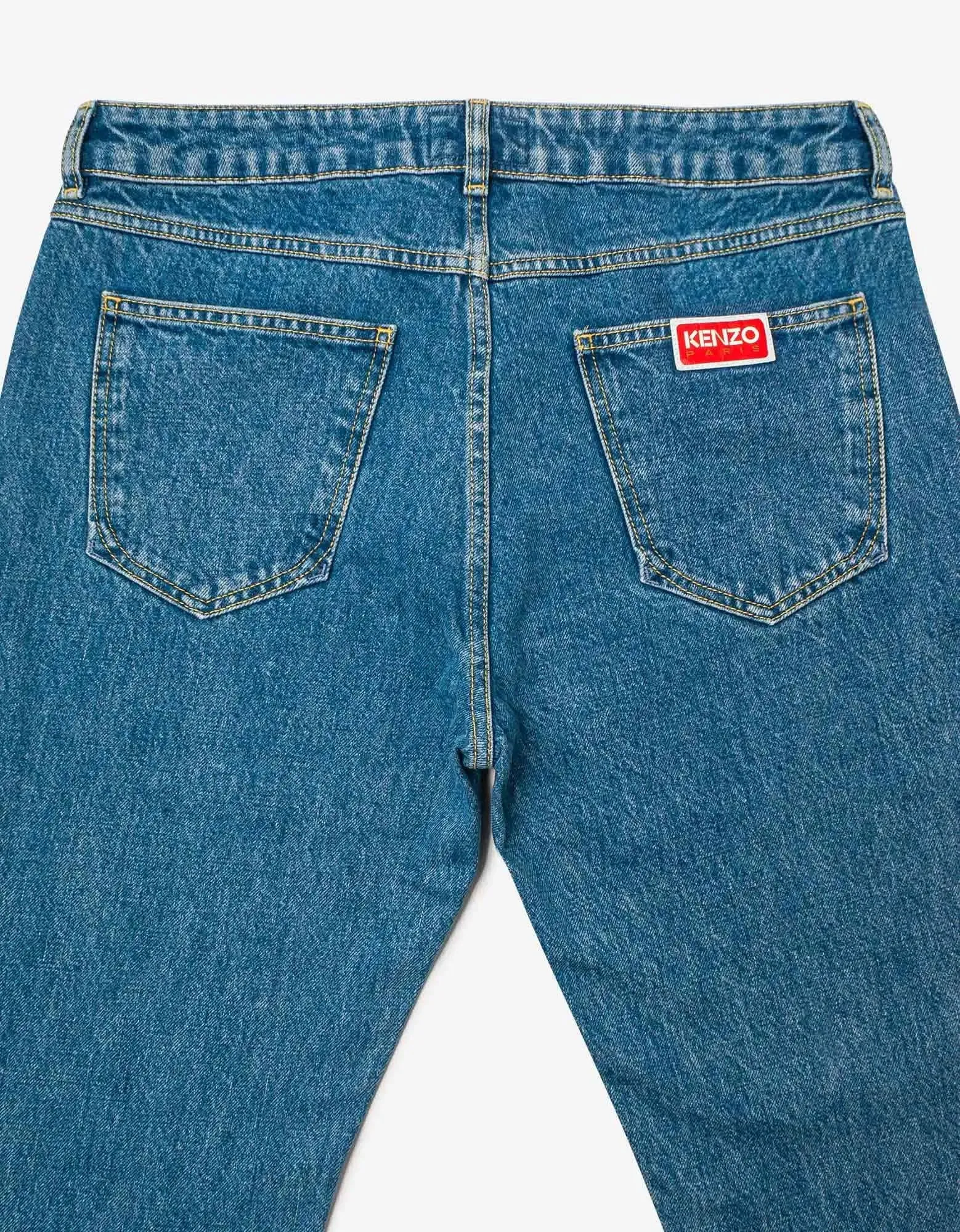 Kenzo Light Blue Bara Slim Fit Jeans sold by Zoo Fashions product image thumbnail 4