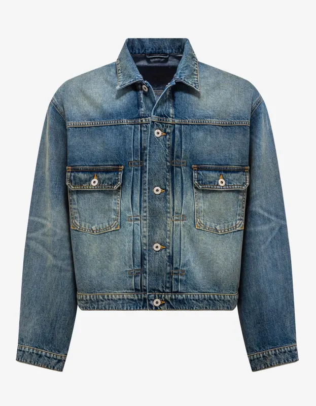 Kenzo Blue Denim Trucker Jacket sold by Zoo Fashions