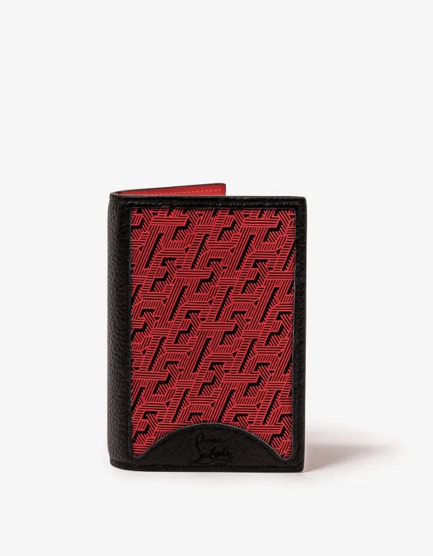 Christian Louboutin Sifnos CL Logo Black Card Wallet - sold by Zoo Fashions