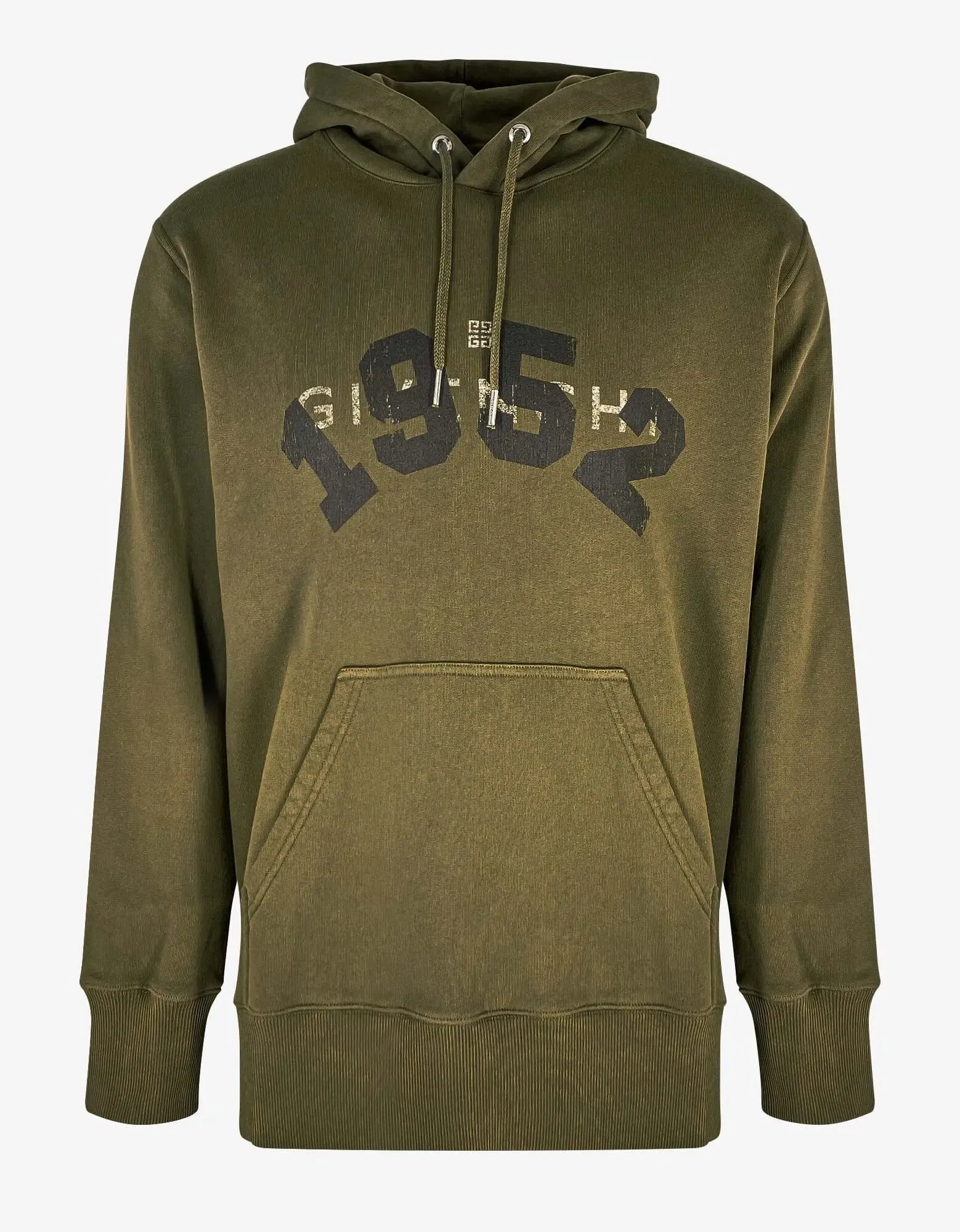 Givenchy Khaki MMW 1952 Print Hoodie sold by Zoo Fashions