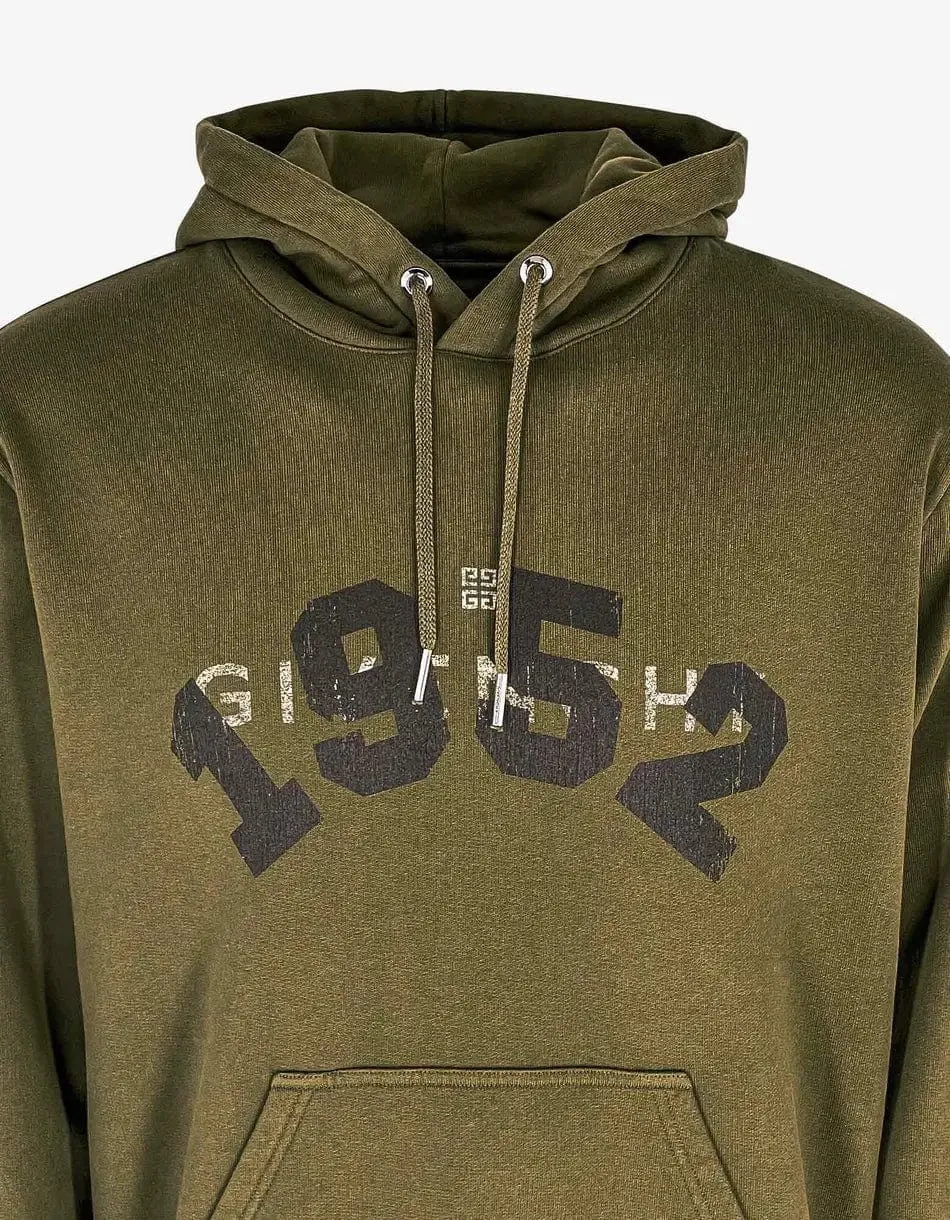 Givenchy Khaki MMW 1952 Print Hoodie sold by Zoo Fashions product image thumbnail 3