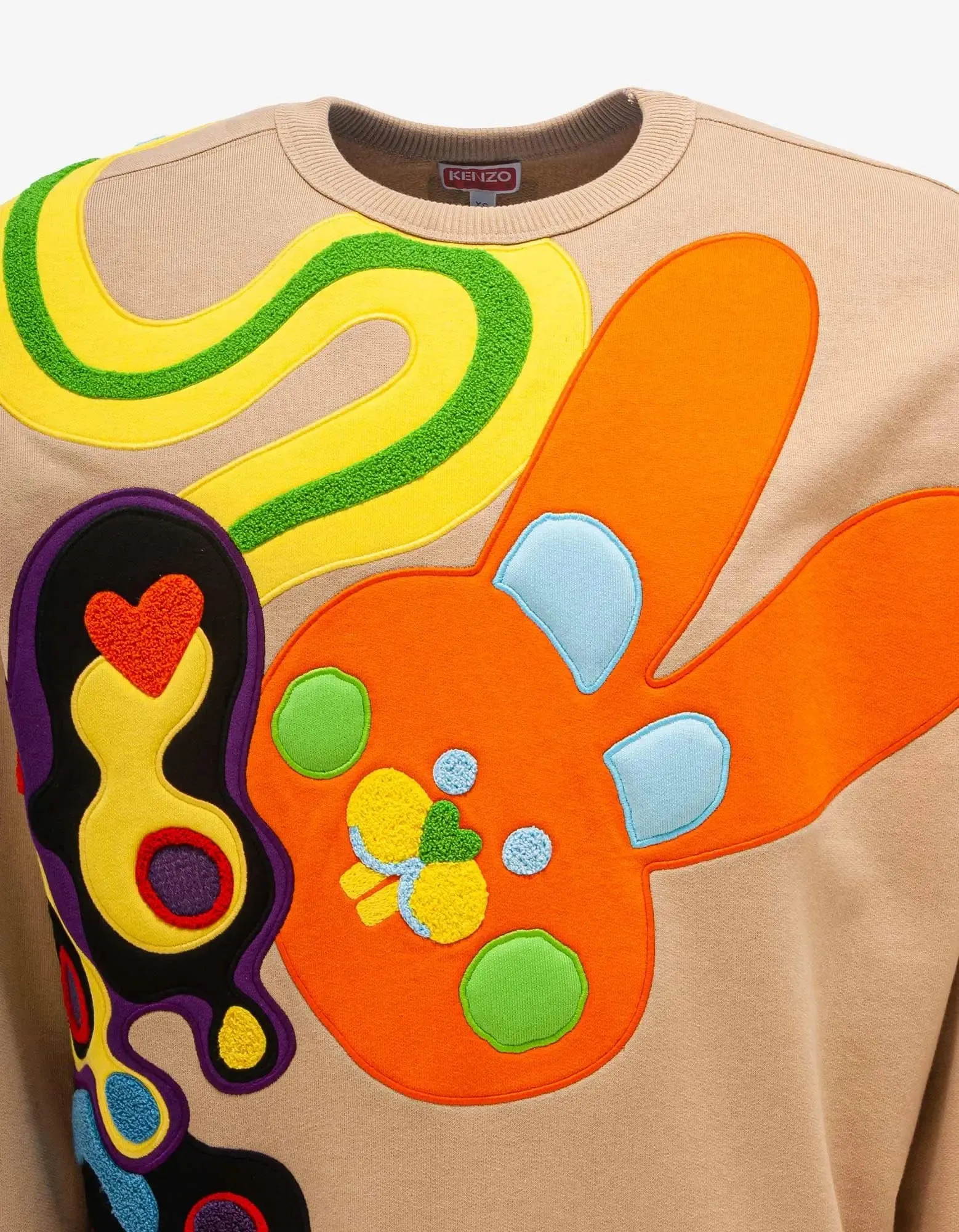 Kenzo Biege 'Kenzoo' Sweatshirt sold by Zoo Fashions product image thumbnail 3
