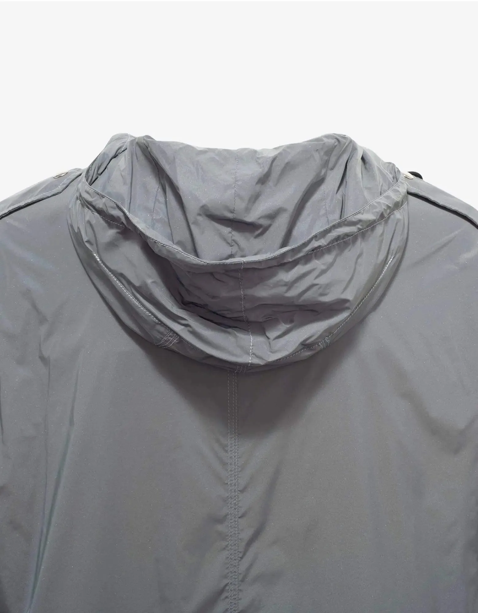Givenchy Grey Reflective Nylon Parka sold by Zoo Fashions product image thumbnail 4