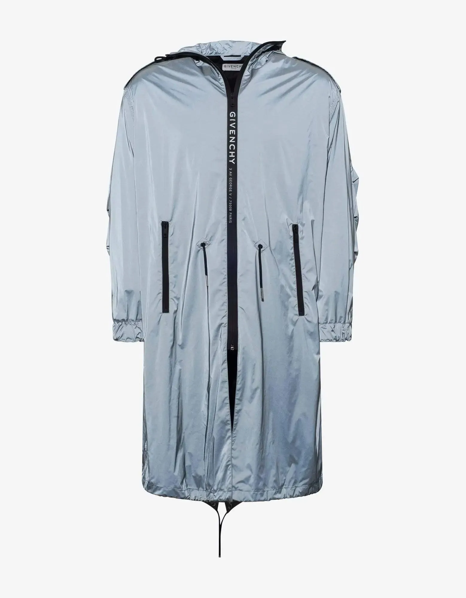 Givenchy Grey Reflective Nylon Parka sold by Zoo Fashions product image thumbnail 5