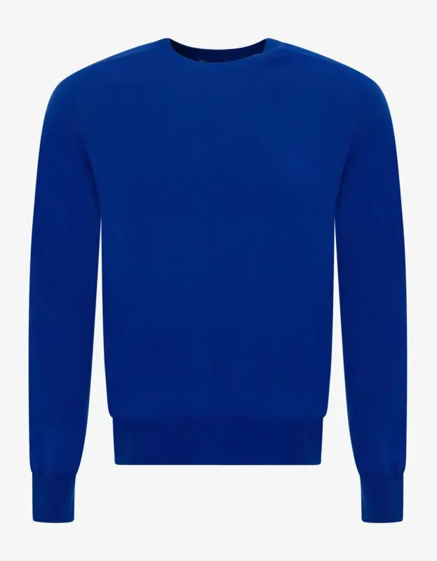 Givenchy Blue Cut Out Detail Wool Sweater sold by Zoo Fashions