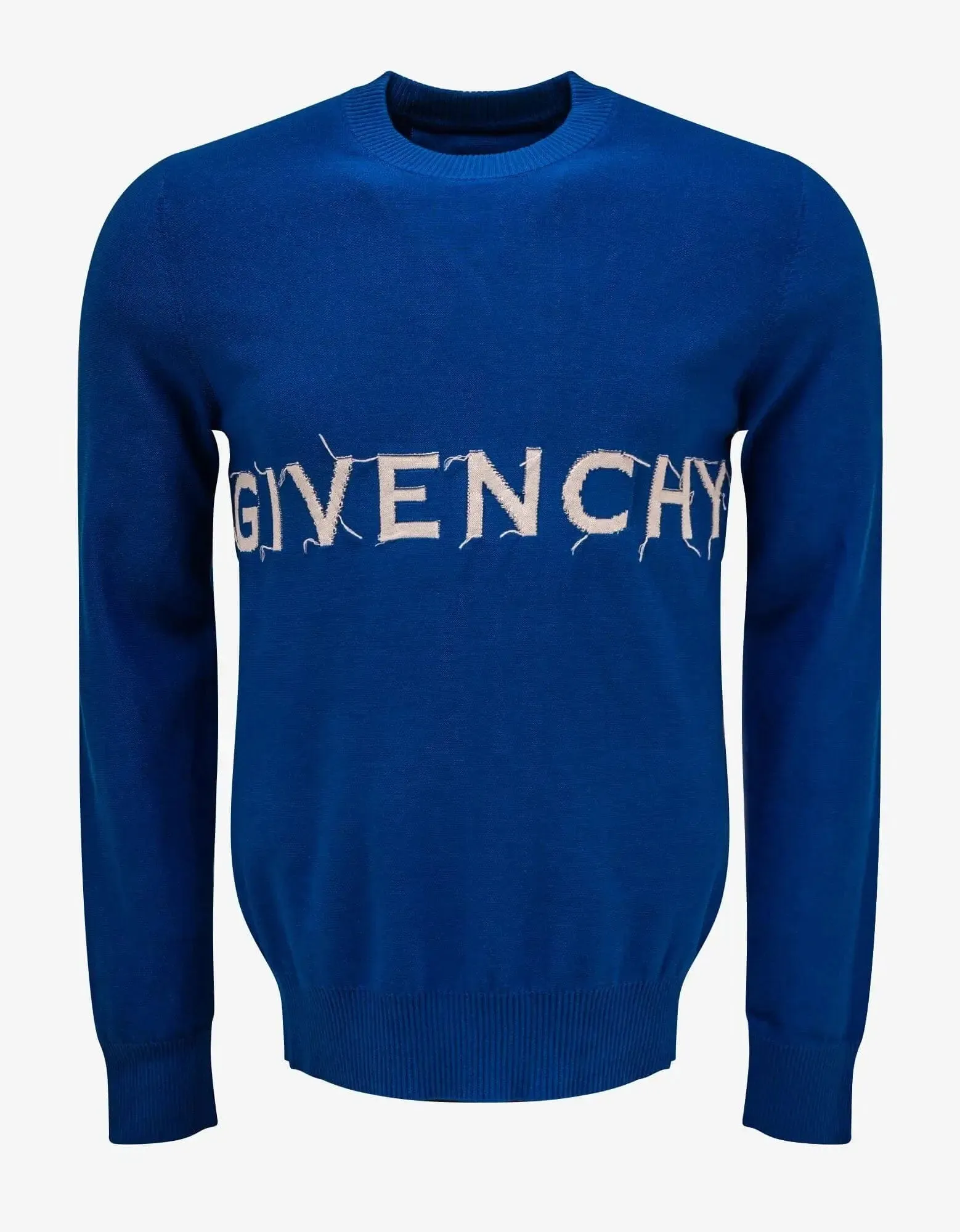 Givenchy Blue 4G Peace Logo Sweater sold by Zoo Fashions