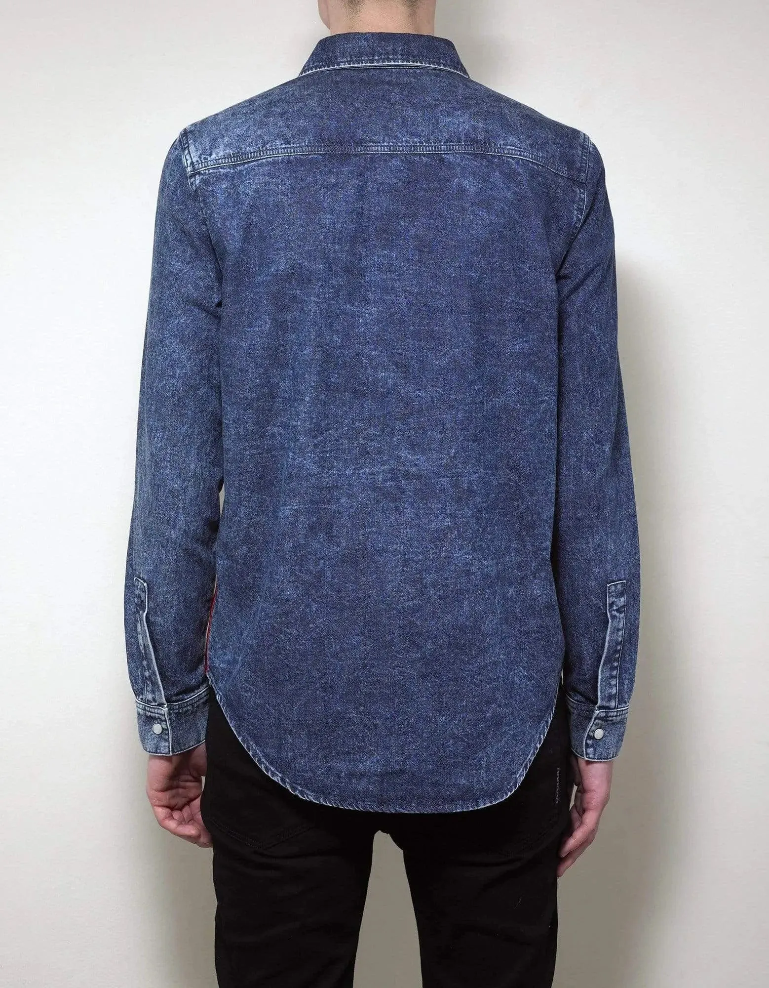 Givenchy Blue 4G Logo Band Denim Shirt sold by Zoo Fashions product image thumbnail 5