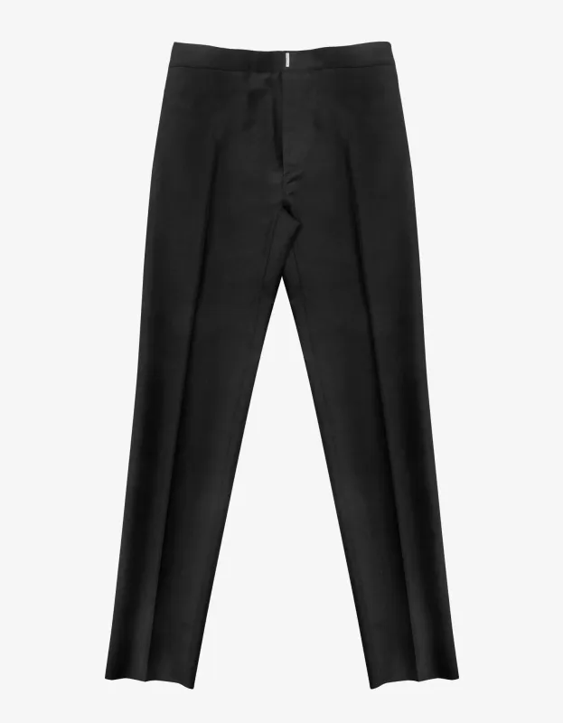 Givenchy Black Wool Trousers sold by Zoo Fashions