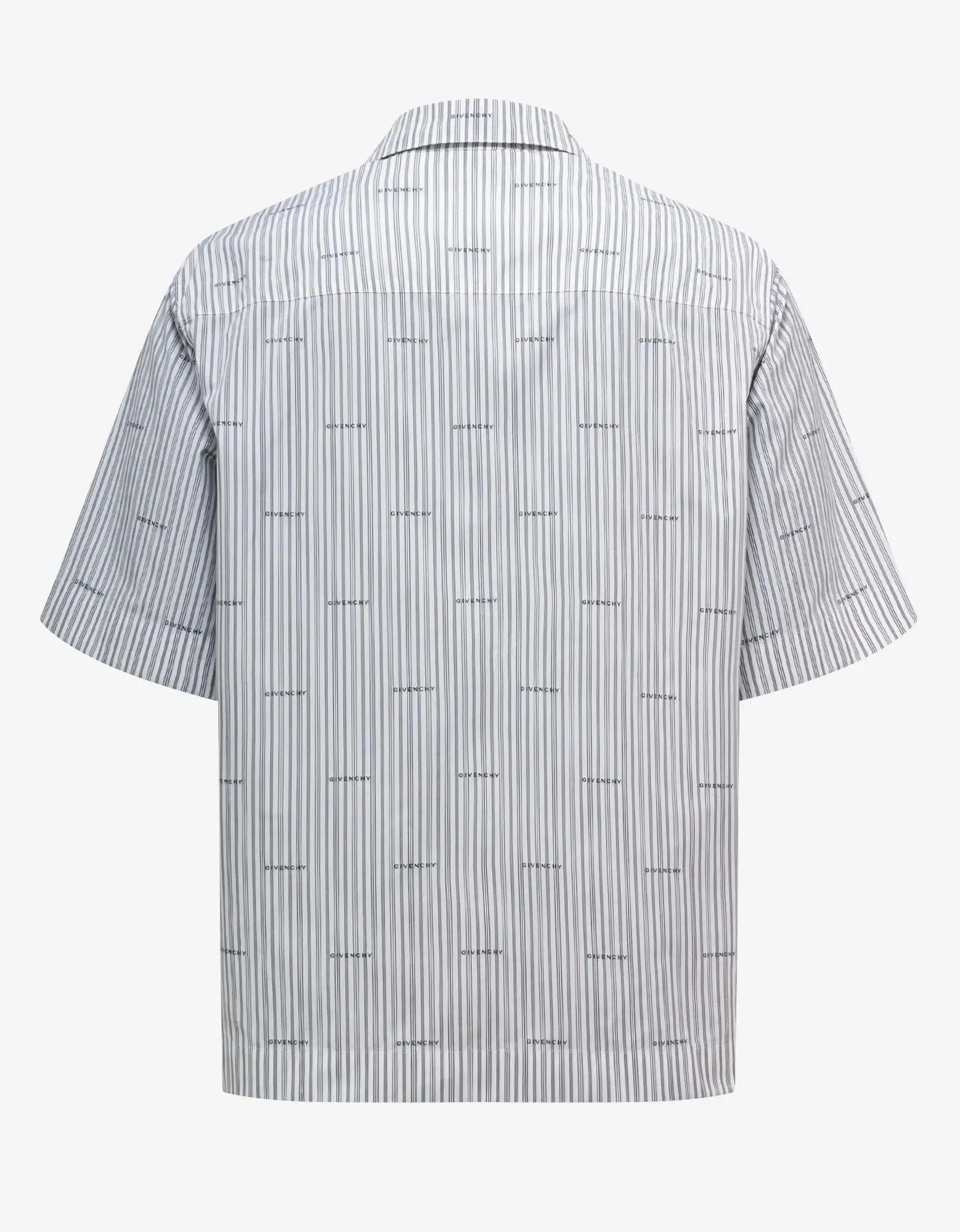 Givenchy Grey All-Over Logo Stripe Shirt sold by Zoo Fashions product image thumbnail 2