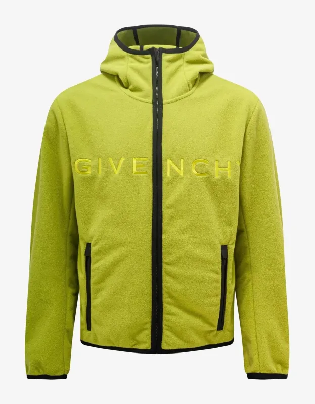 Givenchy Citrus Green Fleece Jacket sold by Zoo Fashions