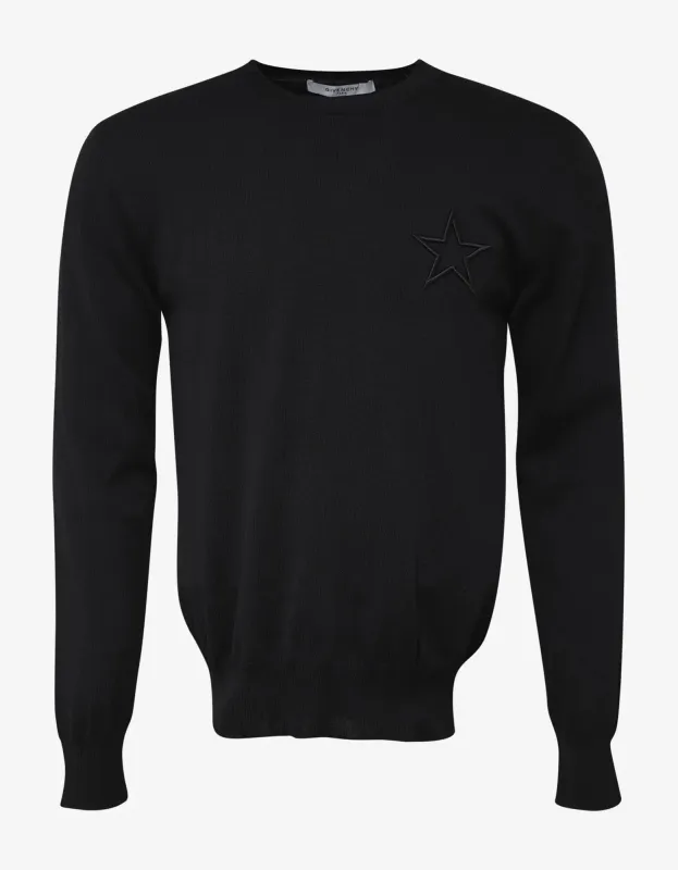 Givenchy Black Star Sweater sold by Zoo Fashions
