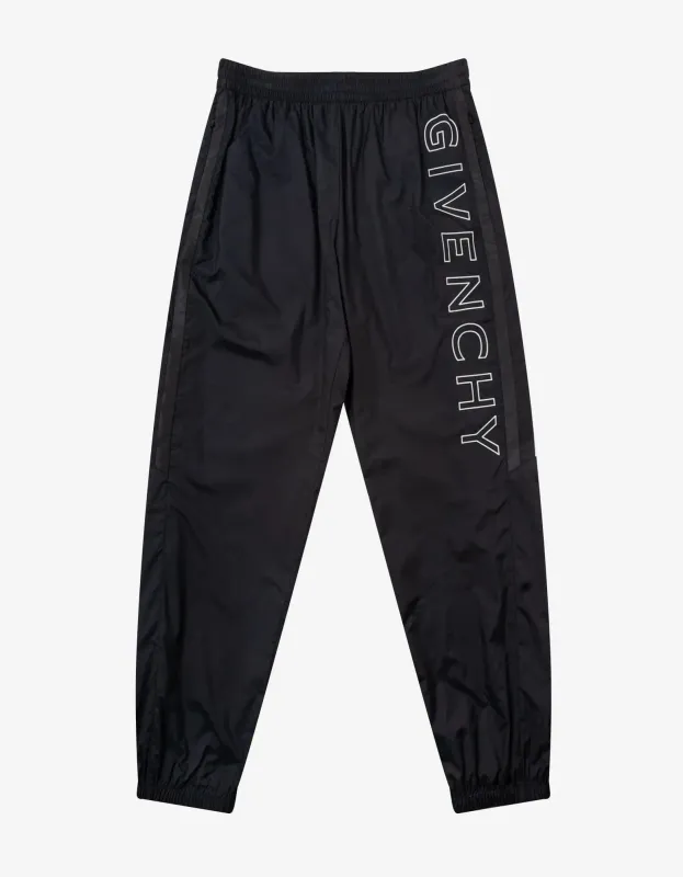 Givenchy Black Nylon Jogger Pants sold by Zoo Fashions