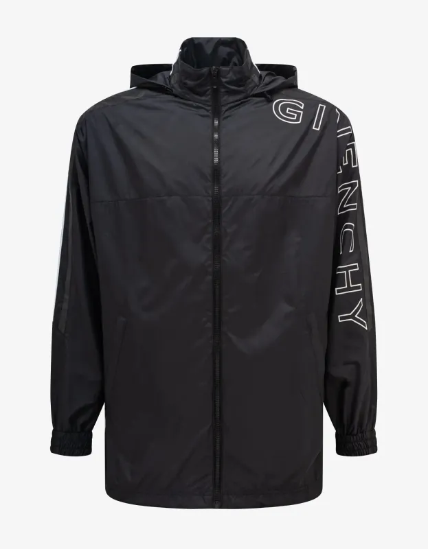 Givenchy Black Nylon Jogger Jacket sold by Zoo Fashions