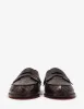 Christian Louboutin No Penny Mini-Croc Brown Loafers sold by Zoo Fashions