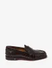 Christian Louboutin No Penny Mini-Croc Brown Loafers sold by Zoo Fashions