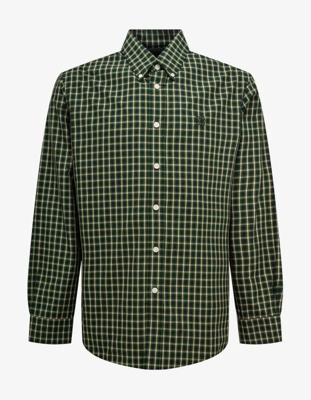 Givenchy Green Check Shirt sold by Zoo Fashions