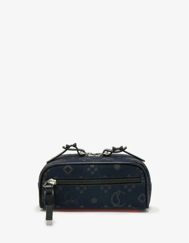 Christian Louboutin Blaster Crossbody Navy Blue Loubinthesky Bag - made by Christian Louboutin