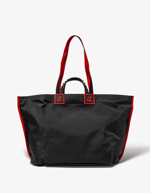 Christian Louboutin Black Loutote Beach Bag sold by Zoo Fashions