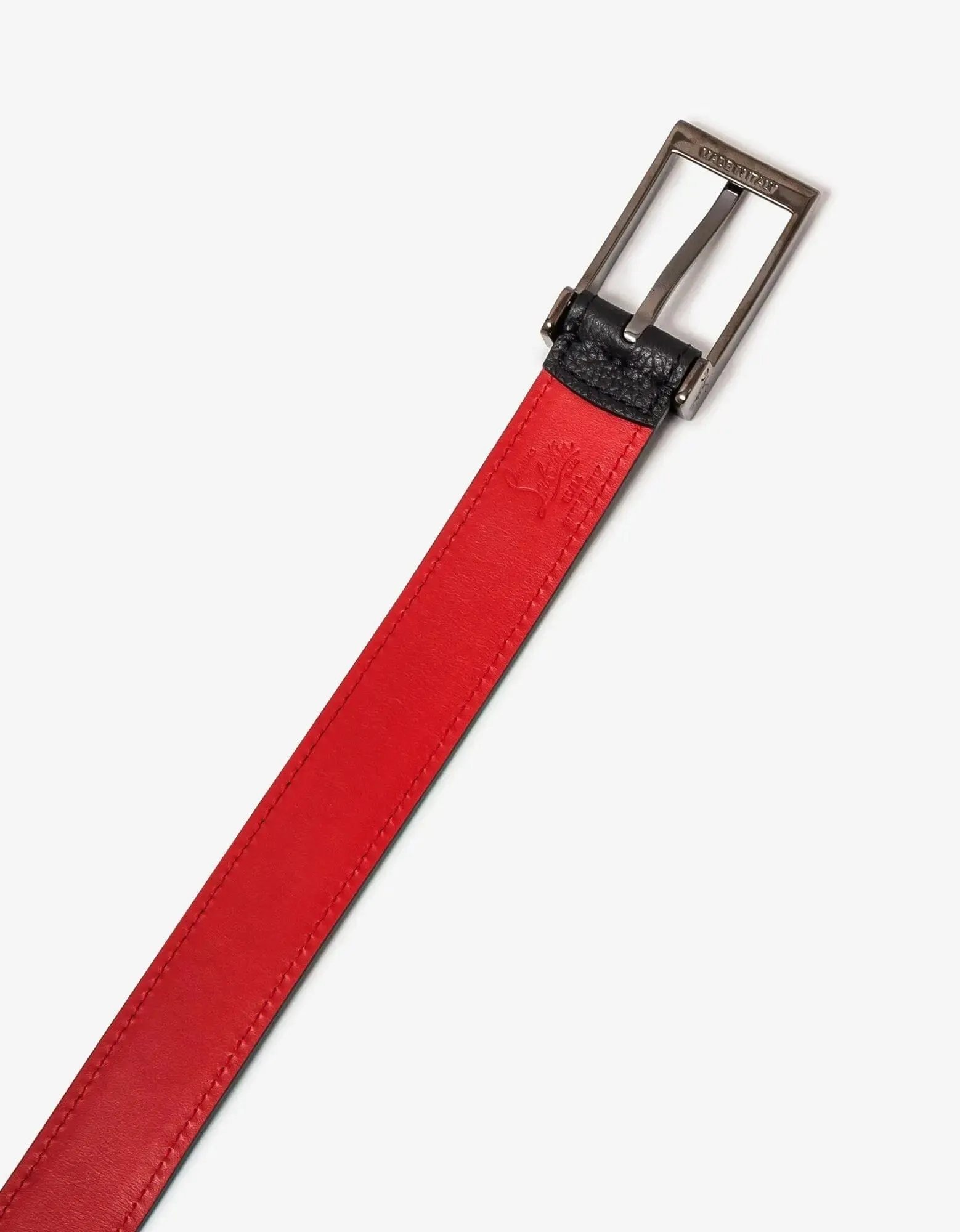 Christian Louboutin Bizbelt Empire Leather Black Belt - sold by Zoo Fashions product image thumbnail 5